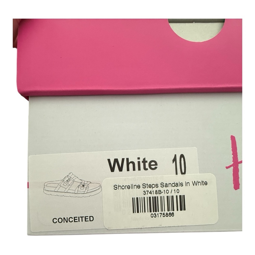 Women’s Shoreline Steps Sandals in White with  Adjustable Straps! 10! NWT! - Picture 12 of 12